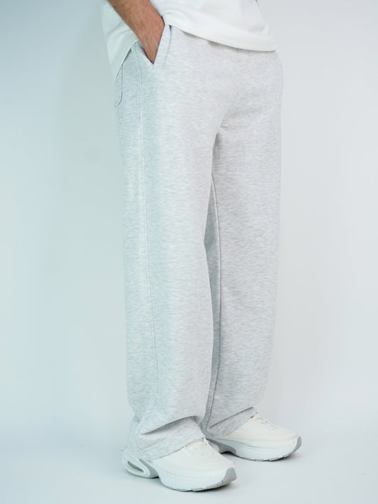 Light gray - Basic baggy pants