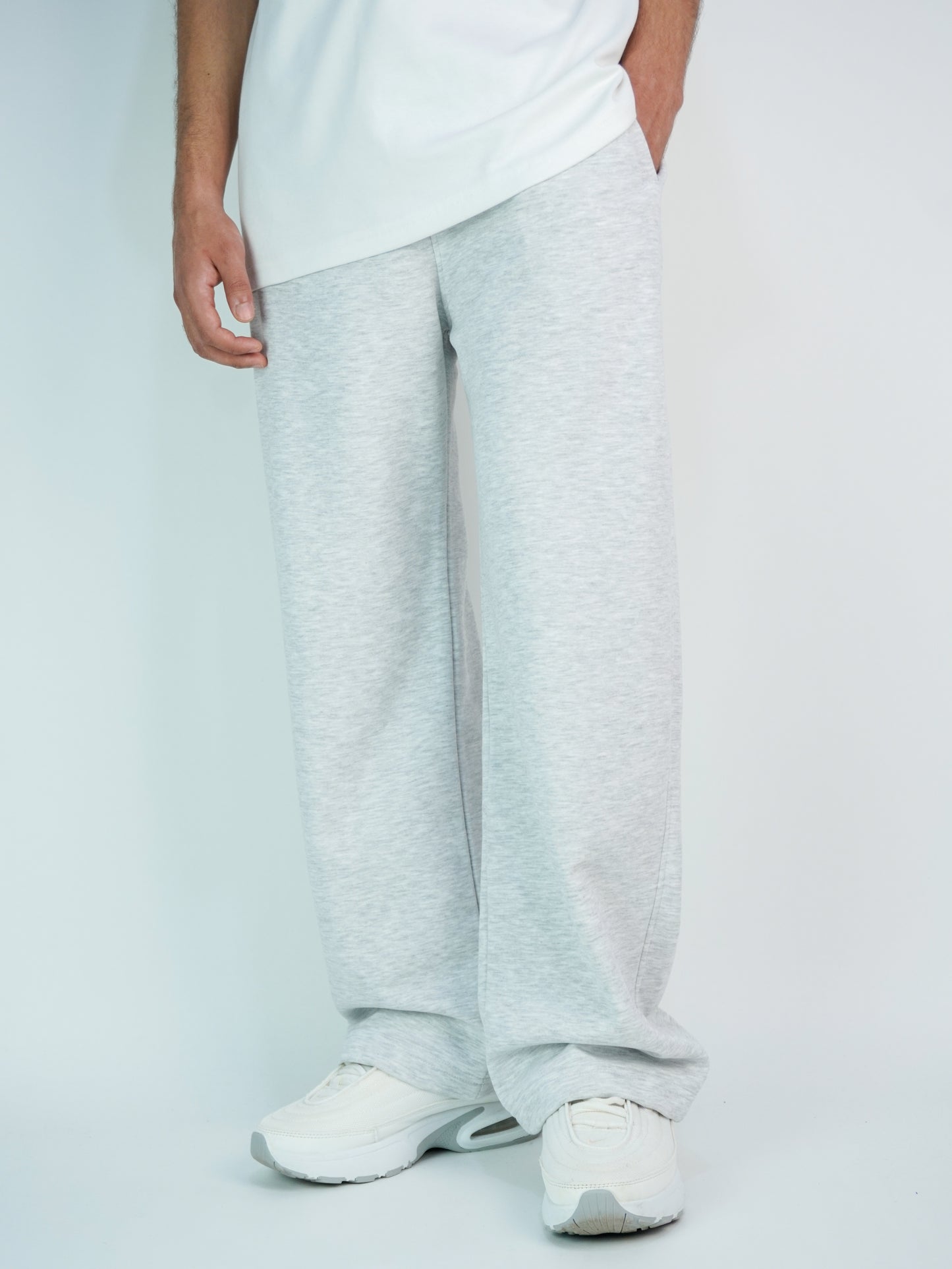 Light grey - Basic baggy pants