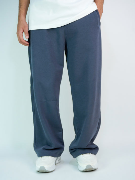 Slate gray - Basic baggy pants