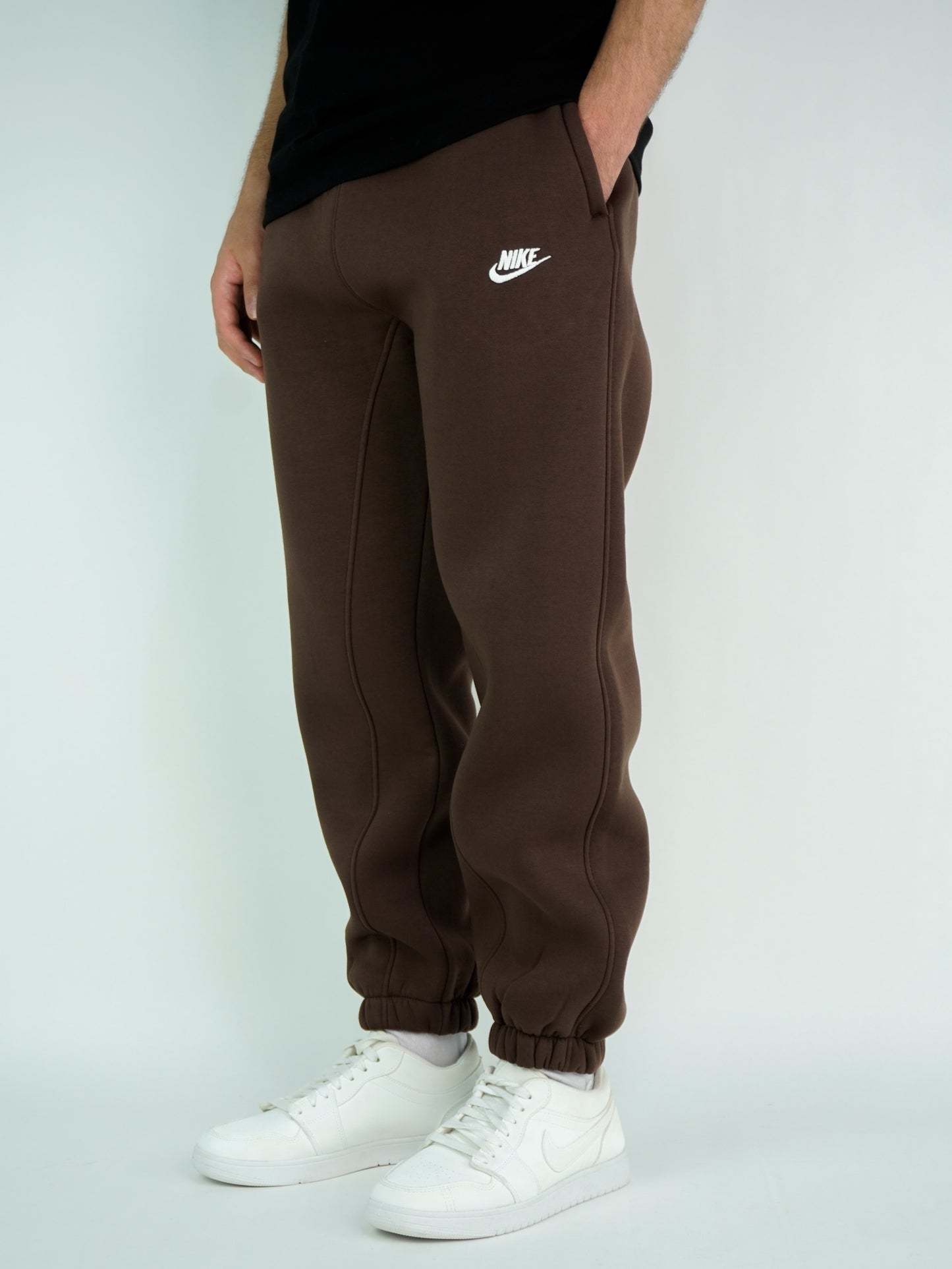 Brown - Fleece Jogger Pants