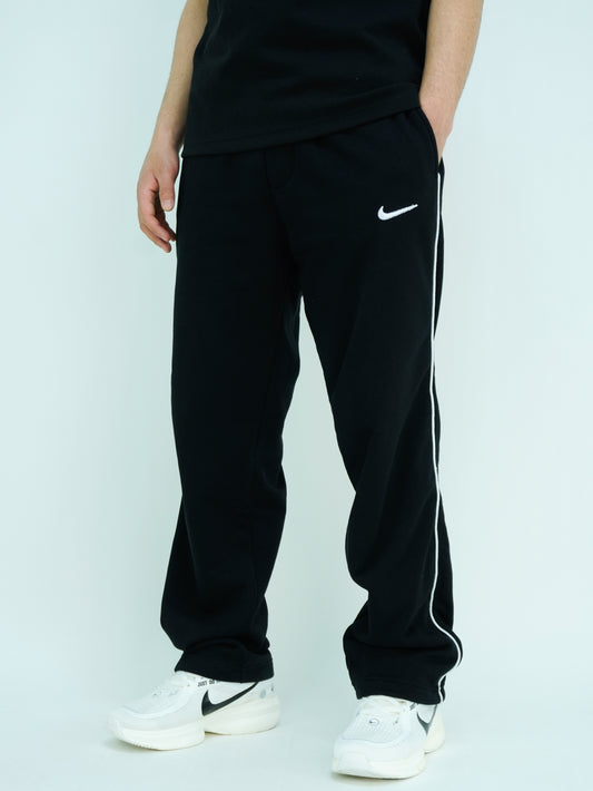 Black - Wide leg jogger pants
