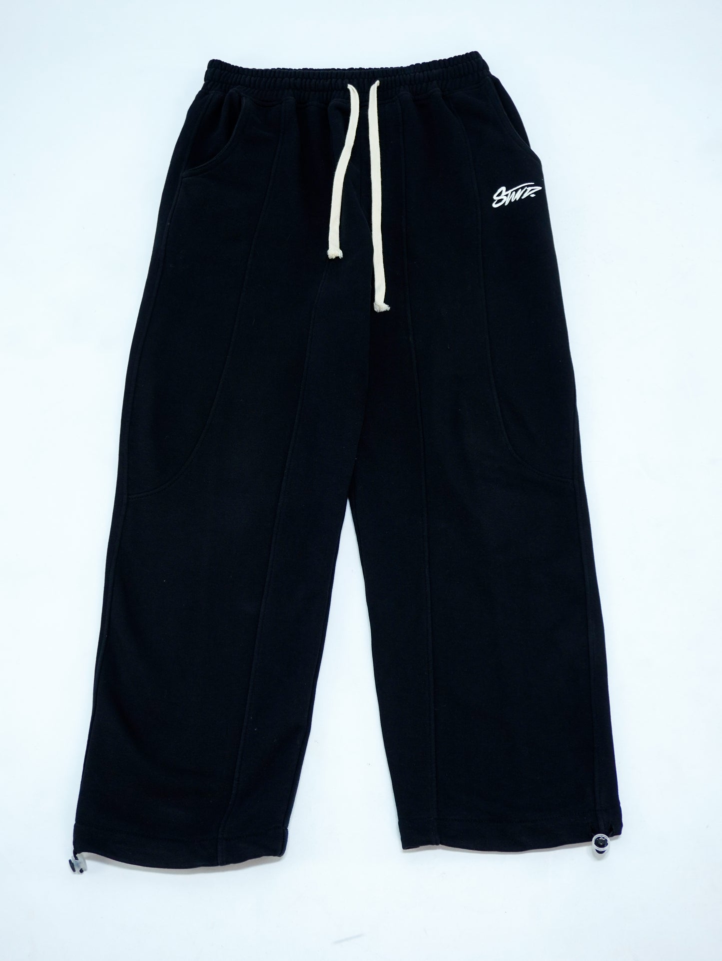 Black unisex sweatpants