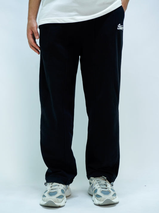 Black unisex sweatpants
