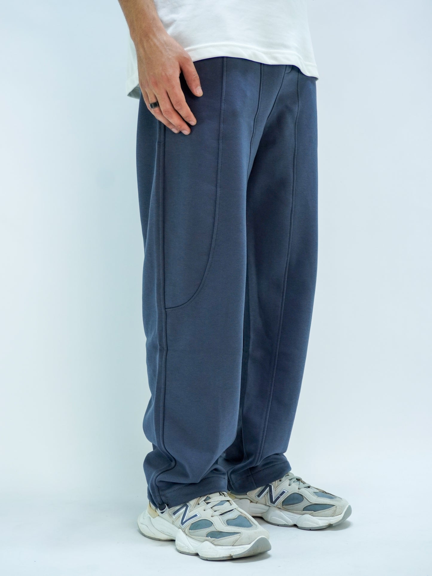 Dusty navy unisex sweatpants