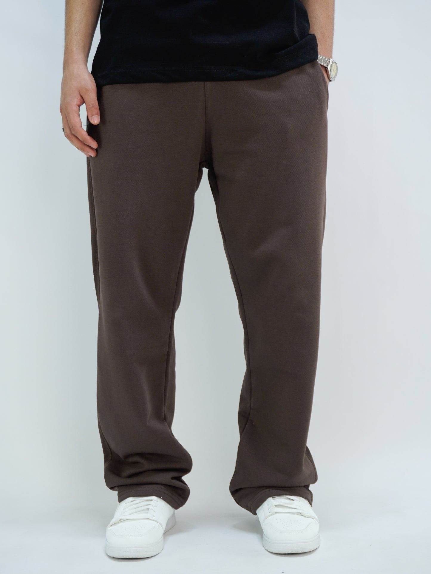Brown - Basic jogger pants