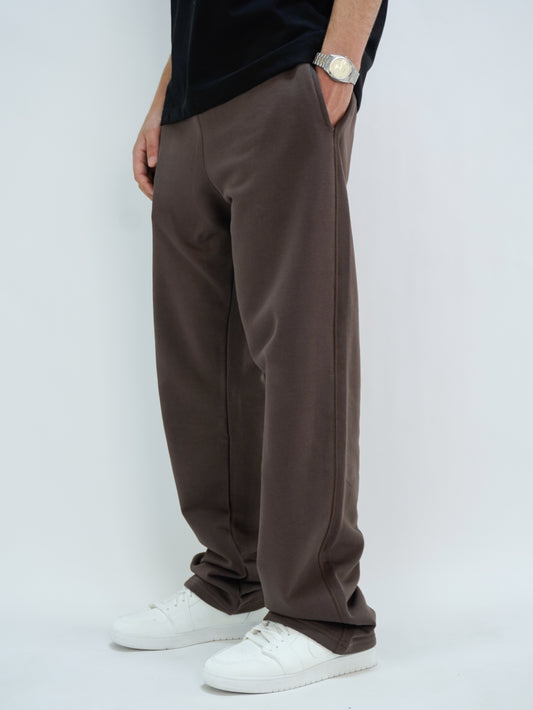 Brown - Basic jogger pants