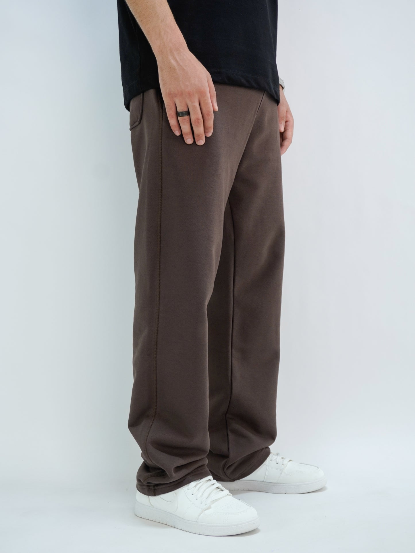 Brown - Basic jogger pants