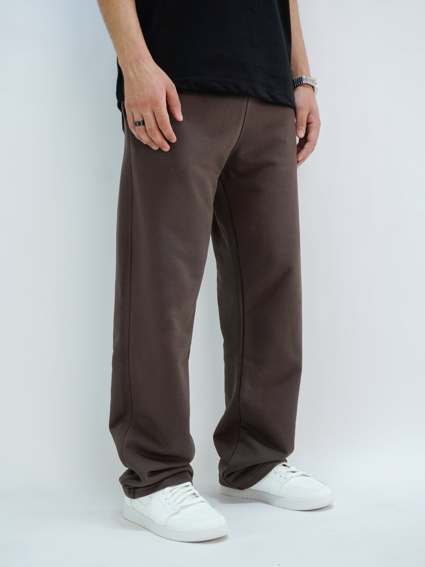 Brown - Basic jogger pants
