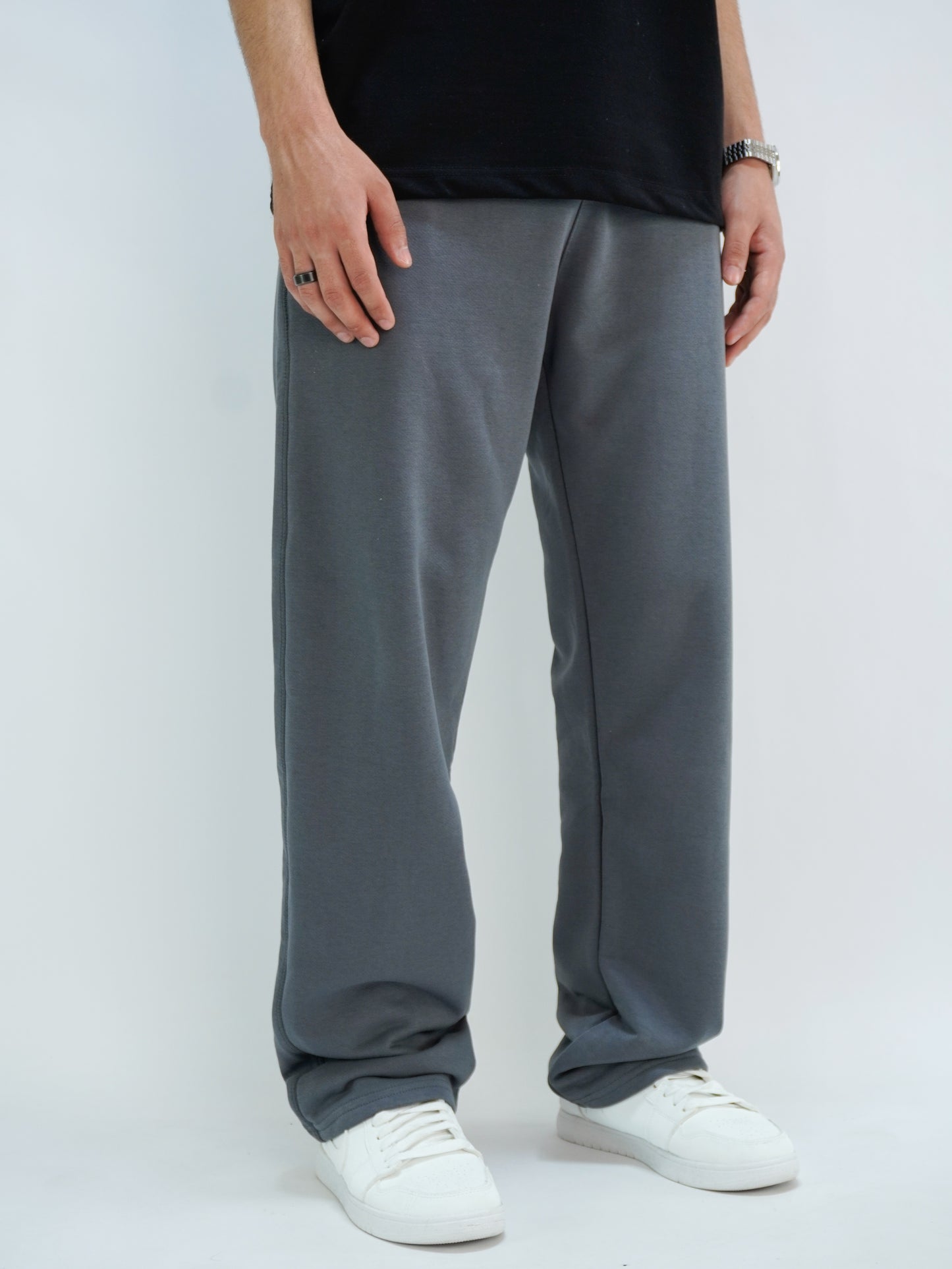 Slate Grey - Basic jogger pants