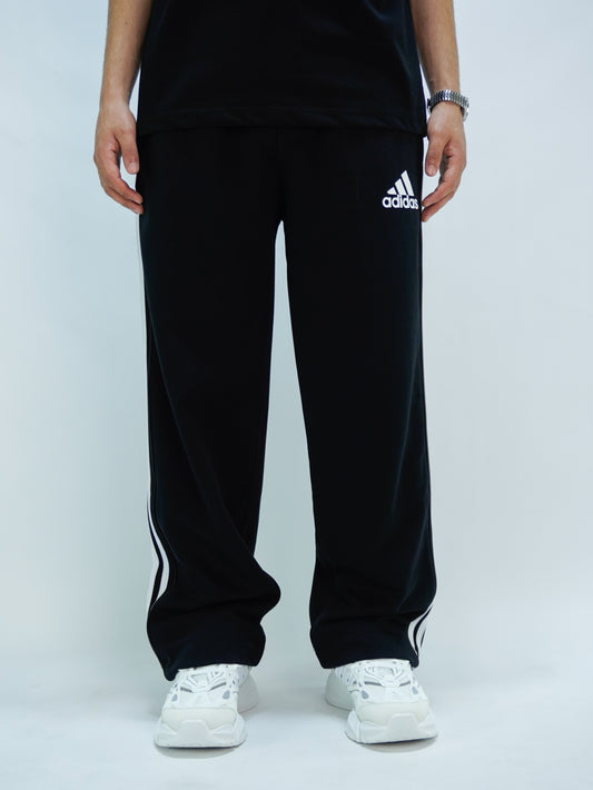 Black - Straight leg jogger pants
