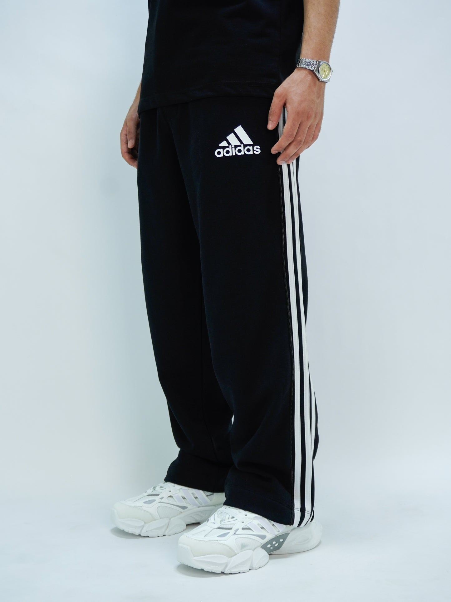 Black - Straight leg jogger pants