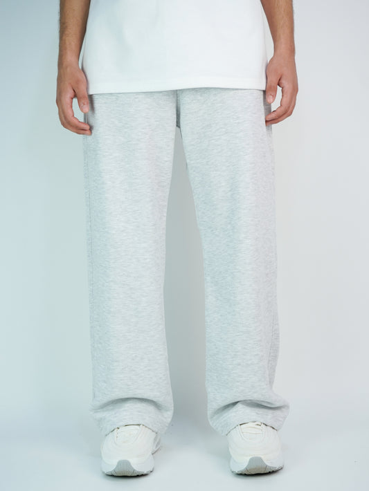 Light gray - Basic baggy pants