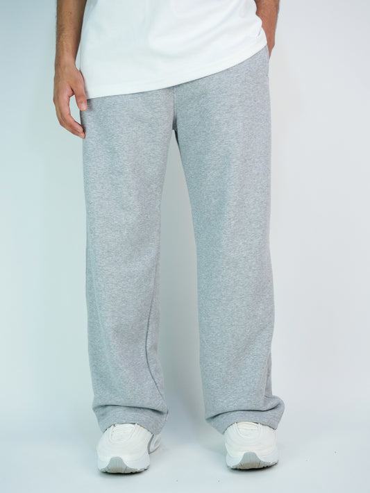 Gray - Basic baggy pants