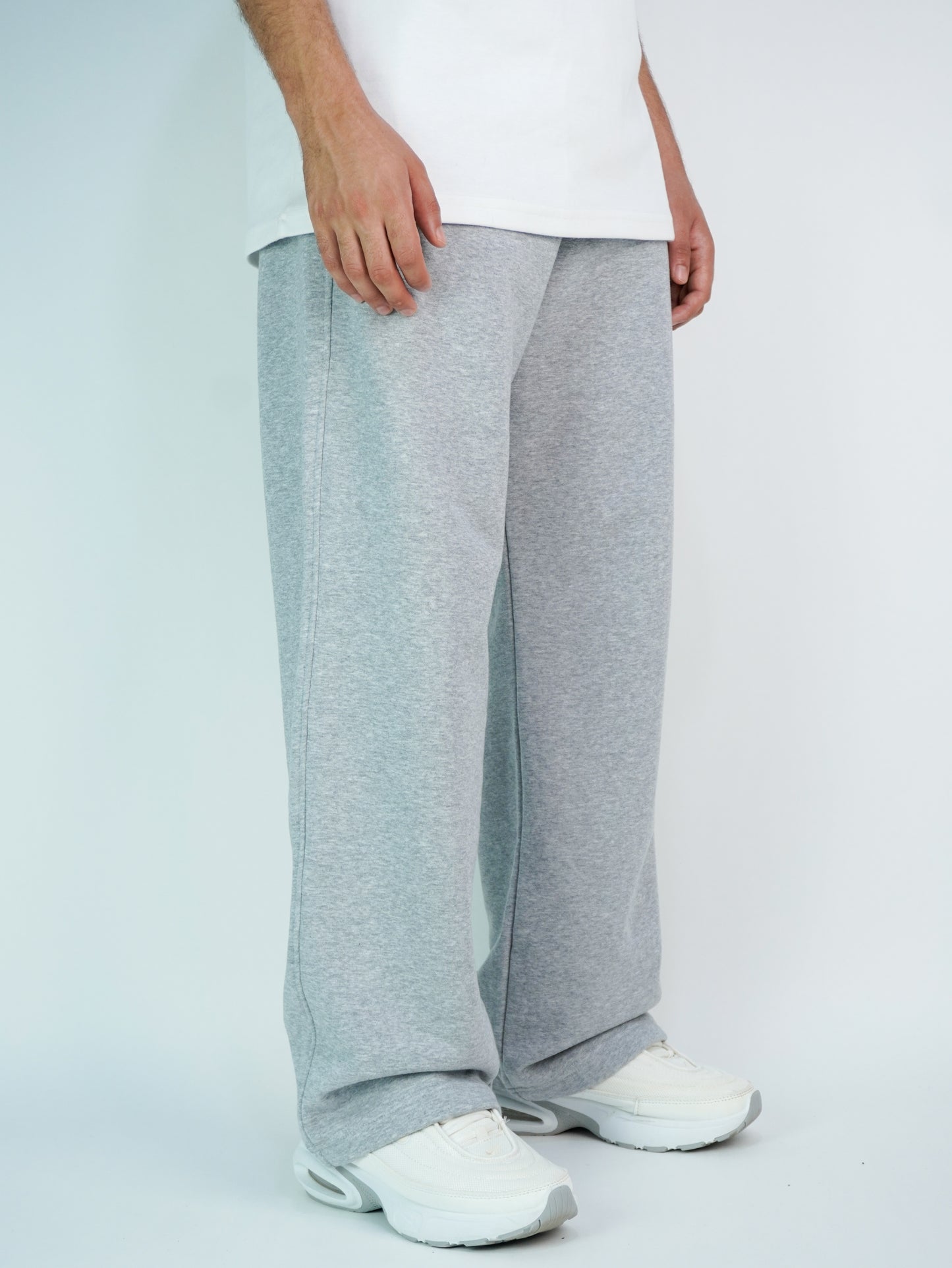 Grey - Basic baggy pants