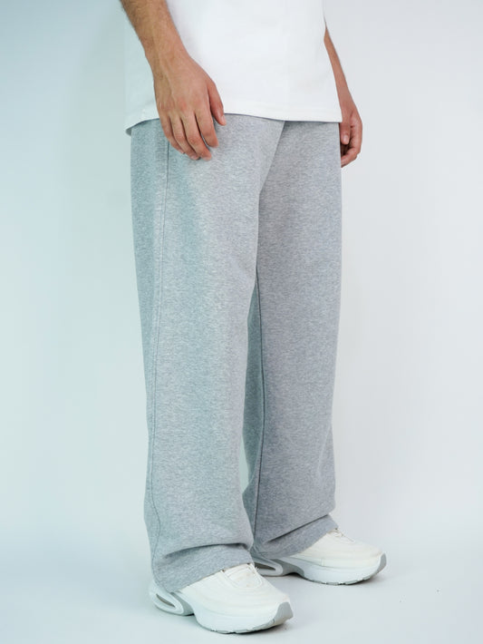 Gray - Basic baggy pants