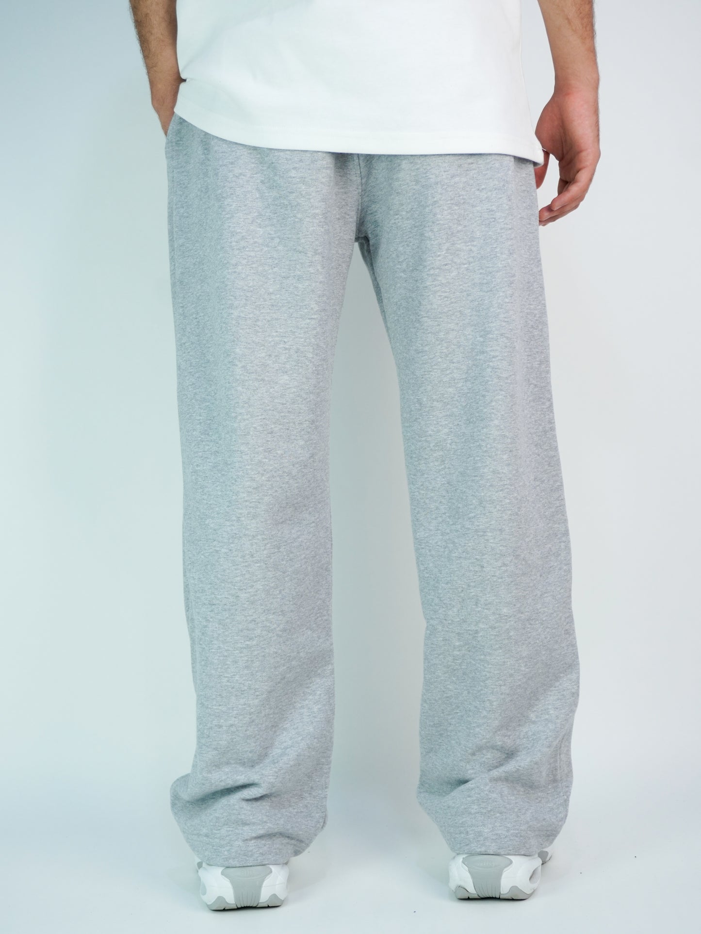 Grey - Basic baggy pants