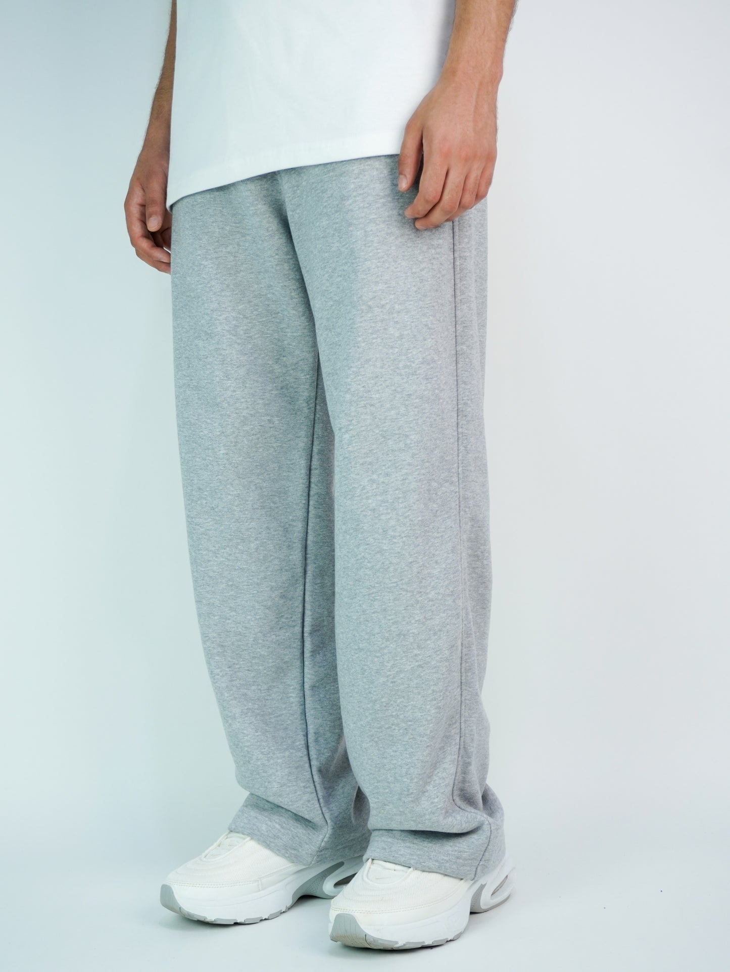 Grey - Basic baggy pants