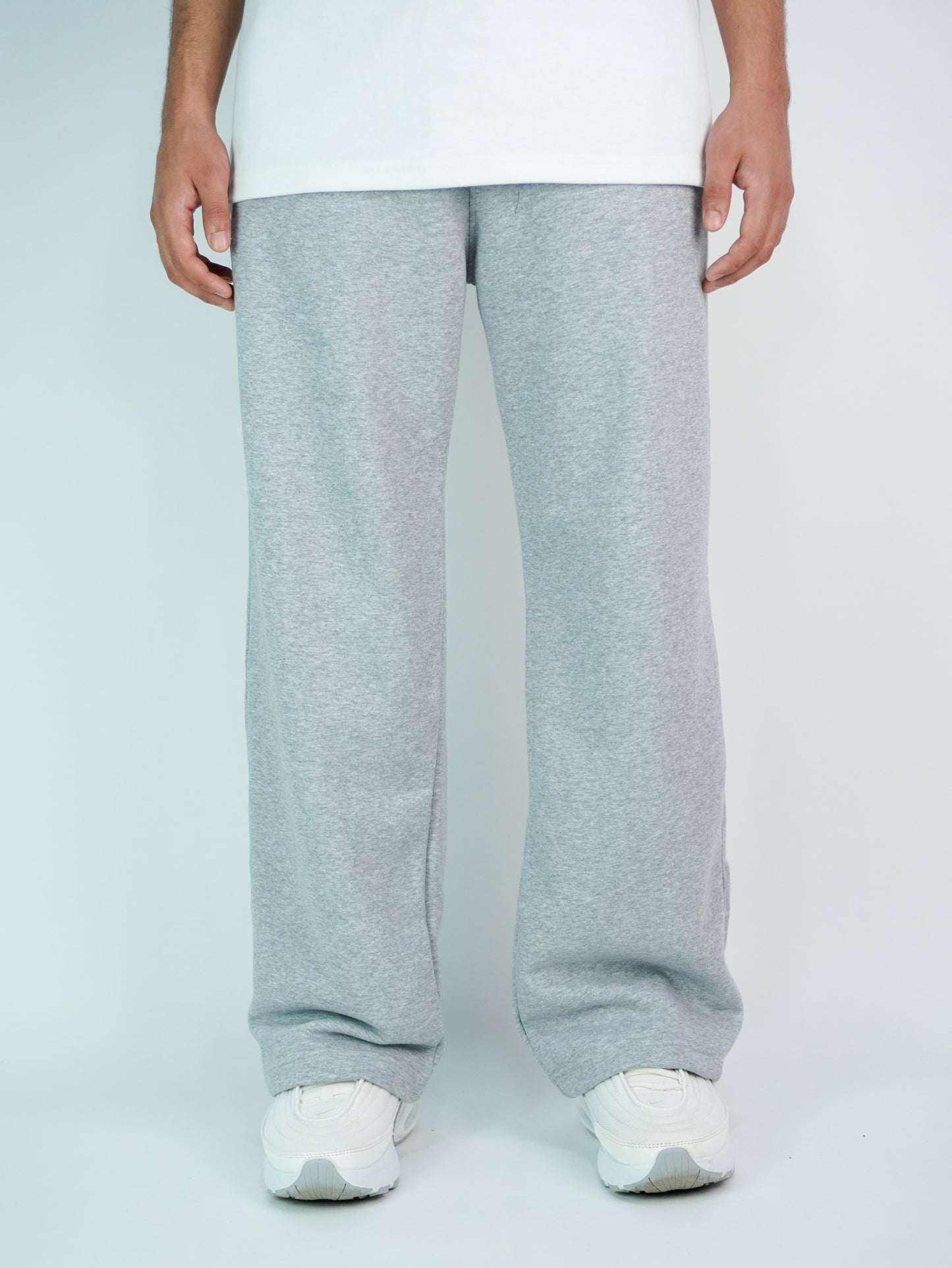 Grey - Basic baggy pants