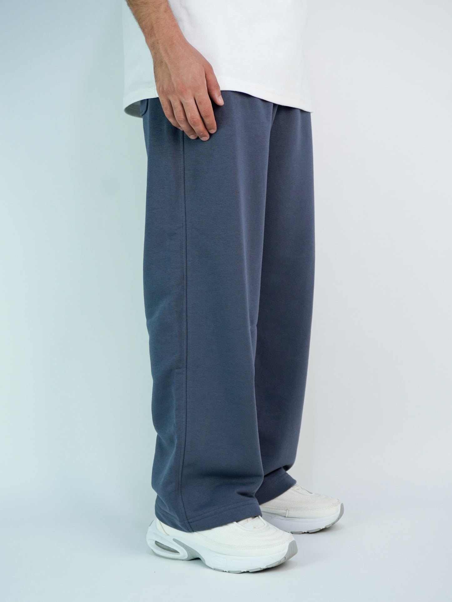 Slate grey - Basic baggy pants