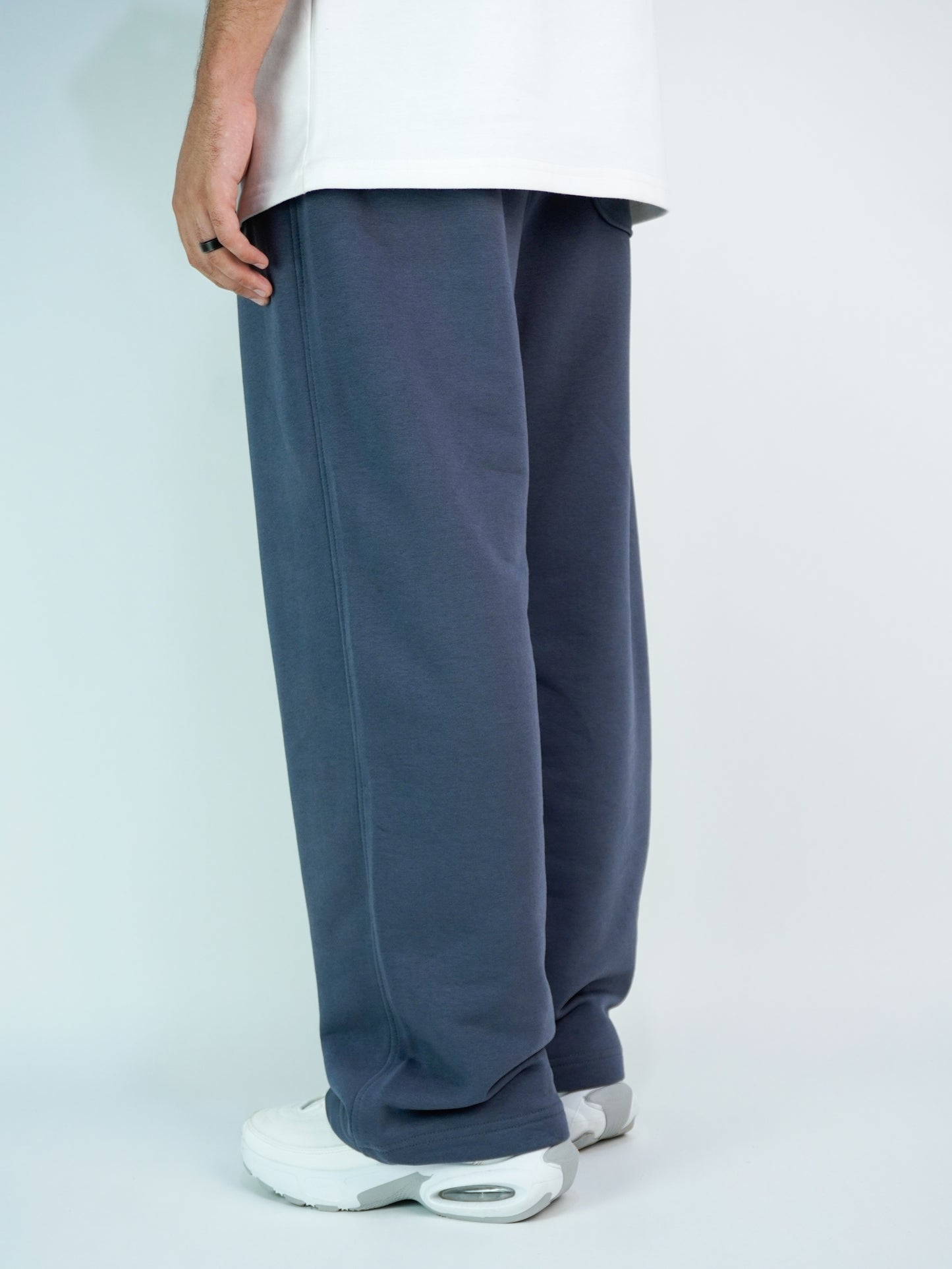 Slate grey - Basic baggy pants