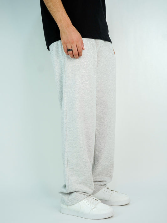 Light gray - Solid Jogger pants