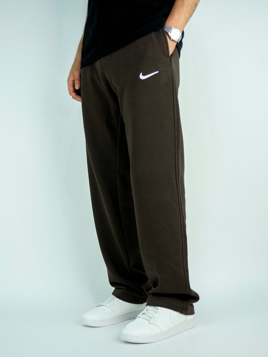 Brown - Solid Jogger pants