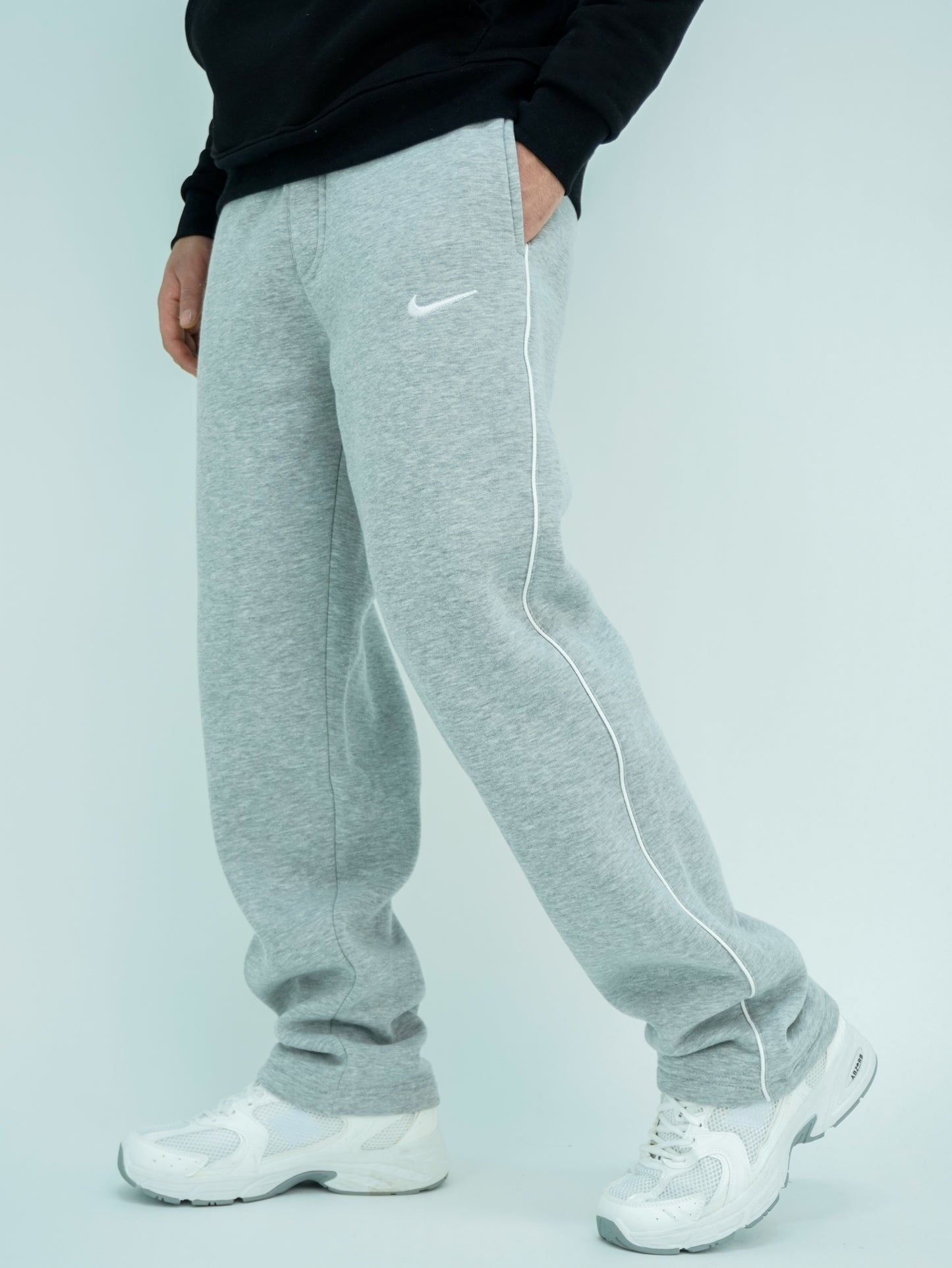 Wide leg jogger pants