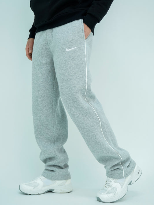 Grey - Wide leg jogger pants