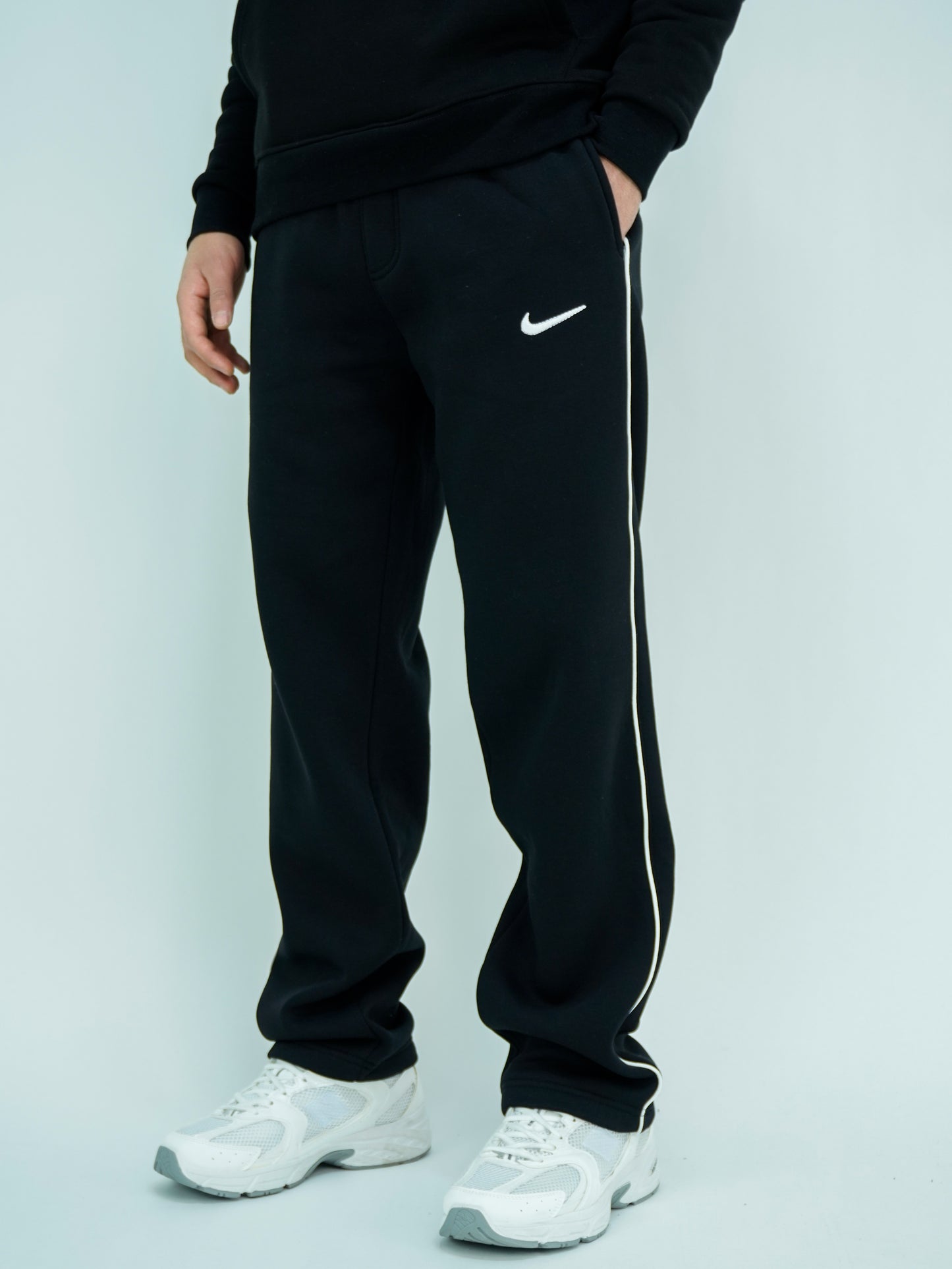Wide leg jogger pants