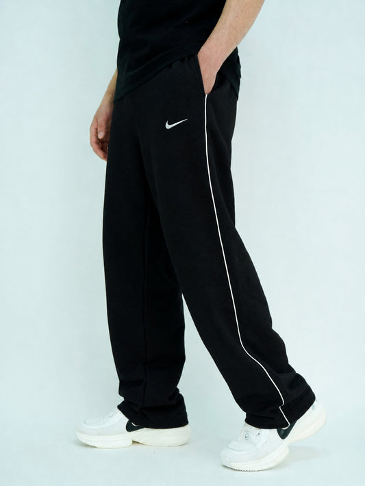 Black - Wide leg jogger pants