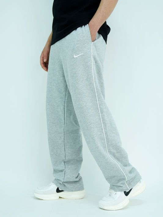 Grey - Wide leg jogger pants